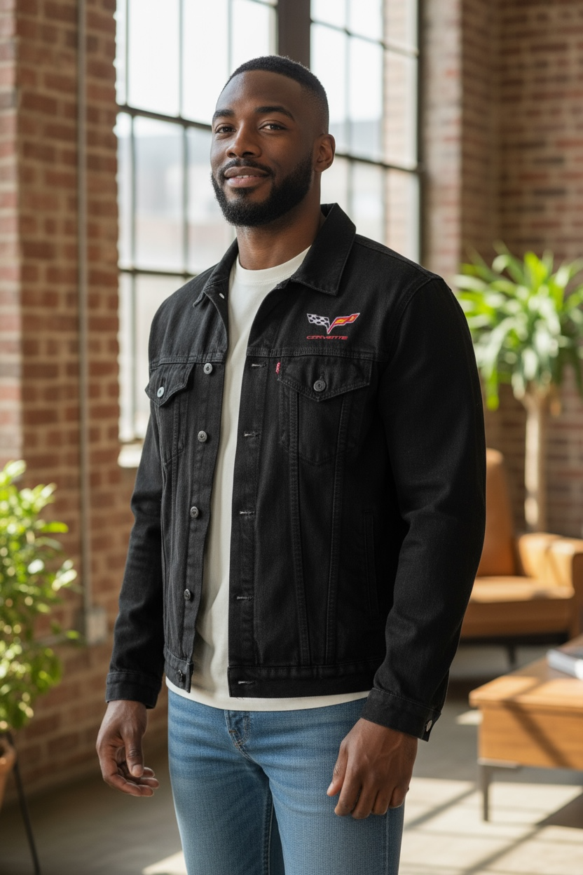 Custom embroidered jacket
