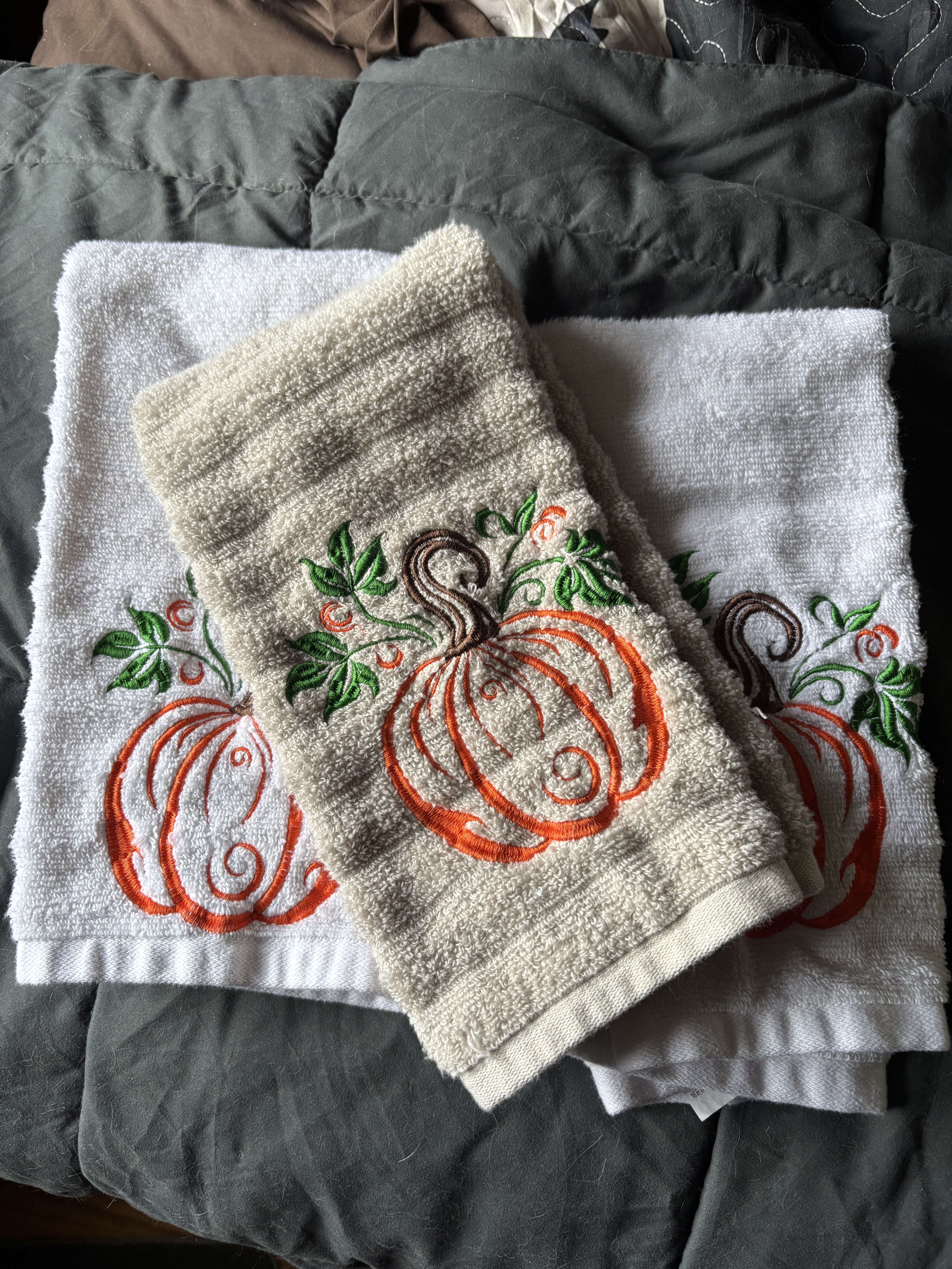 Fall towels