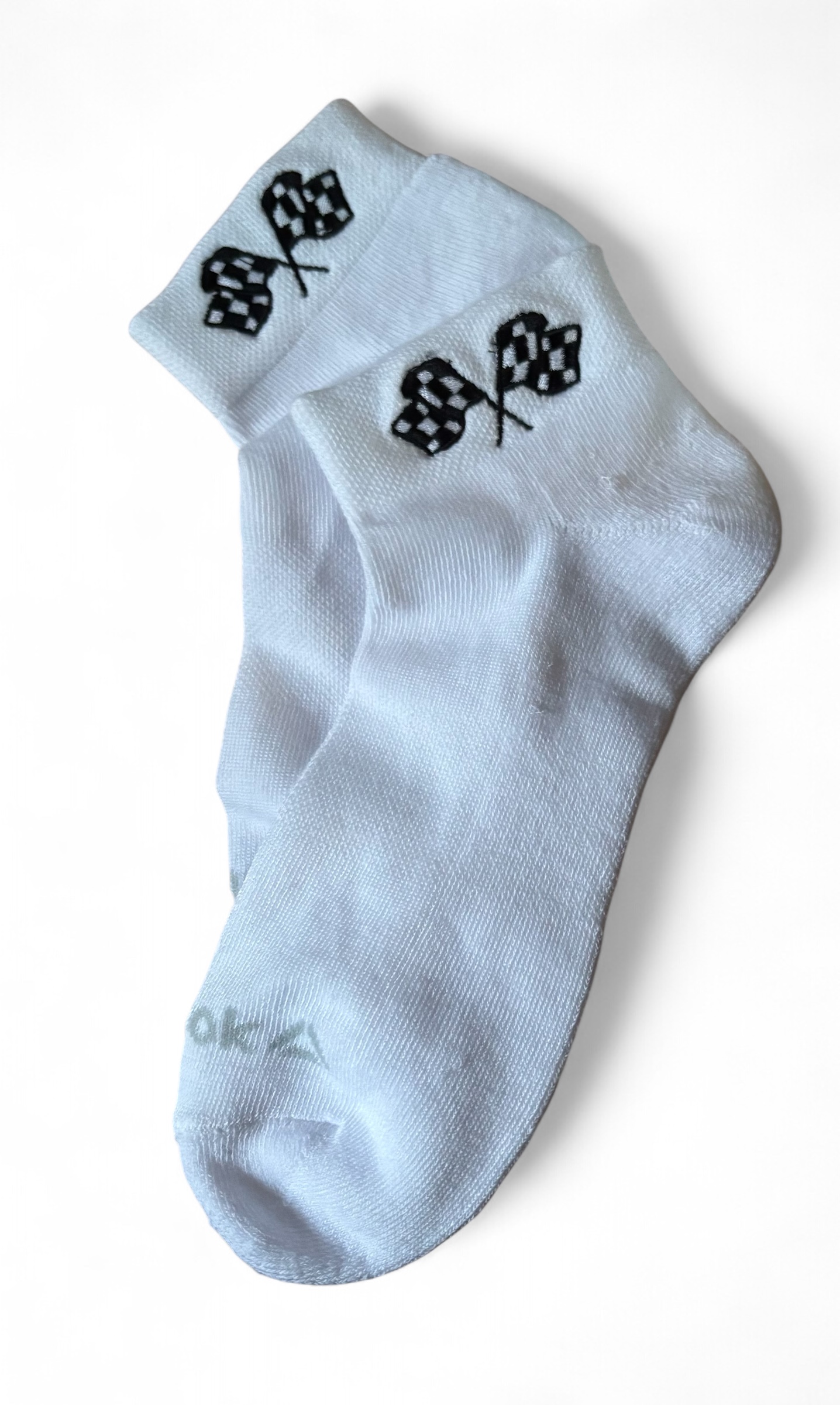 Checkered flag socks