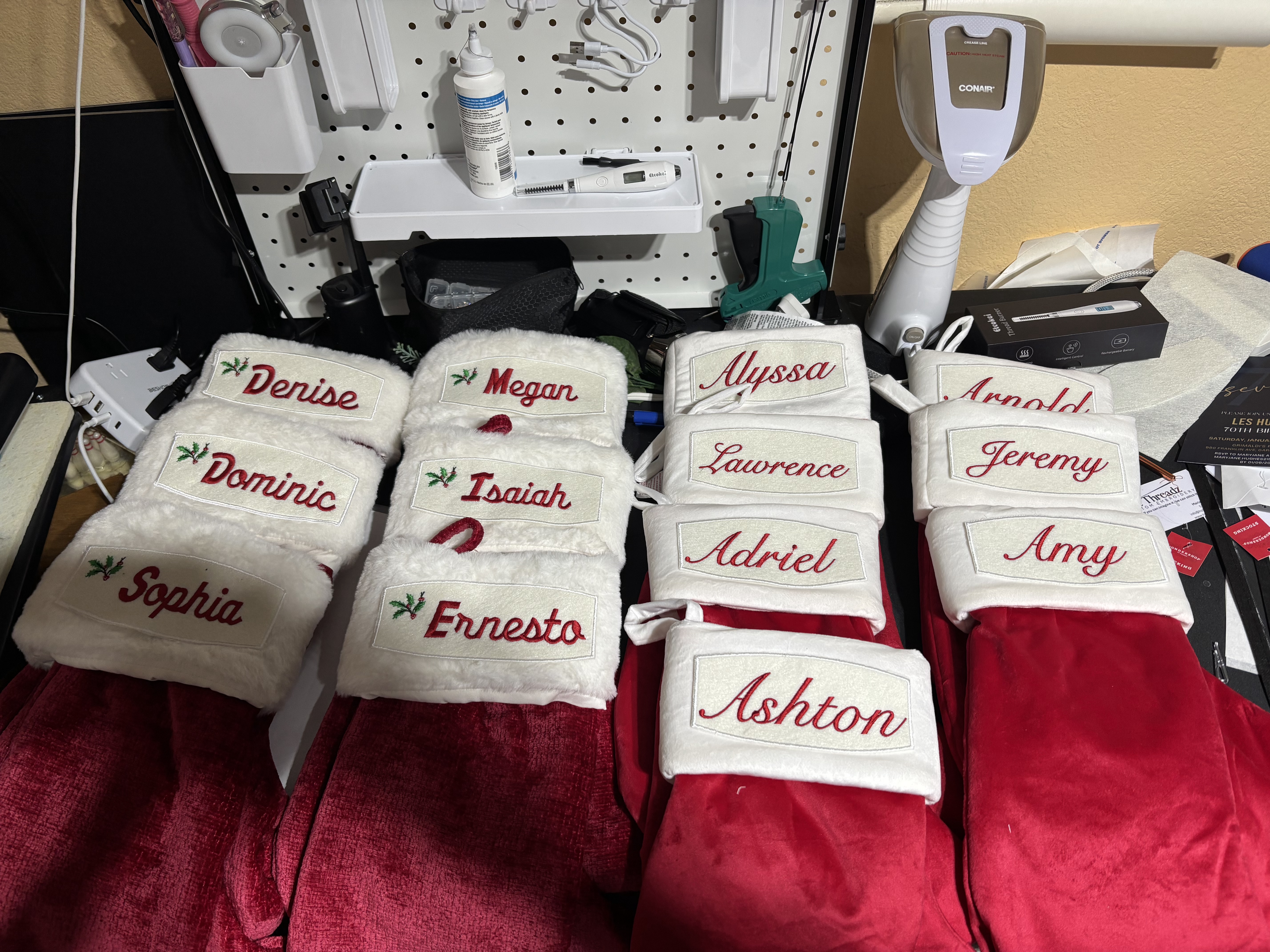Custom Christmas stockings